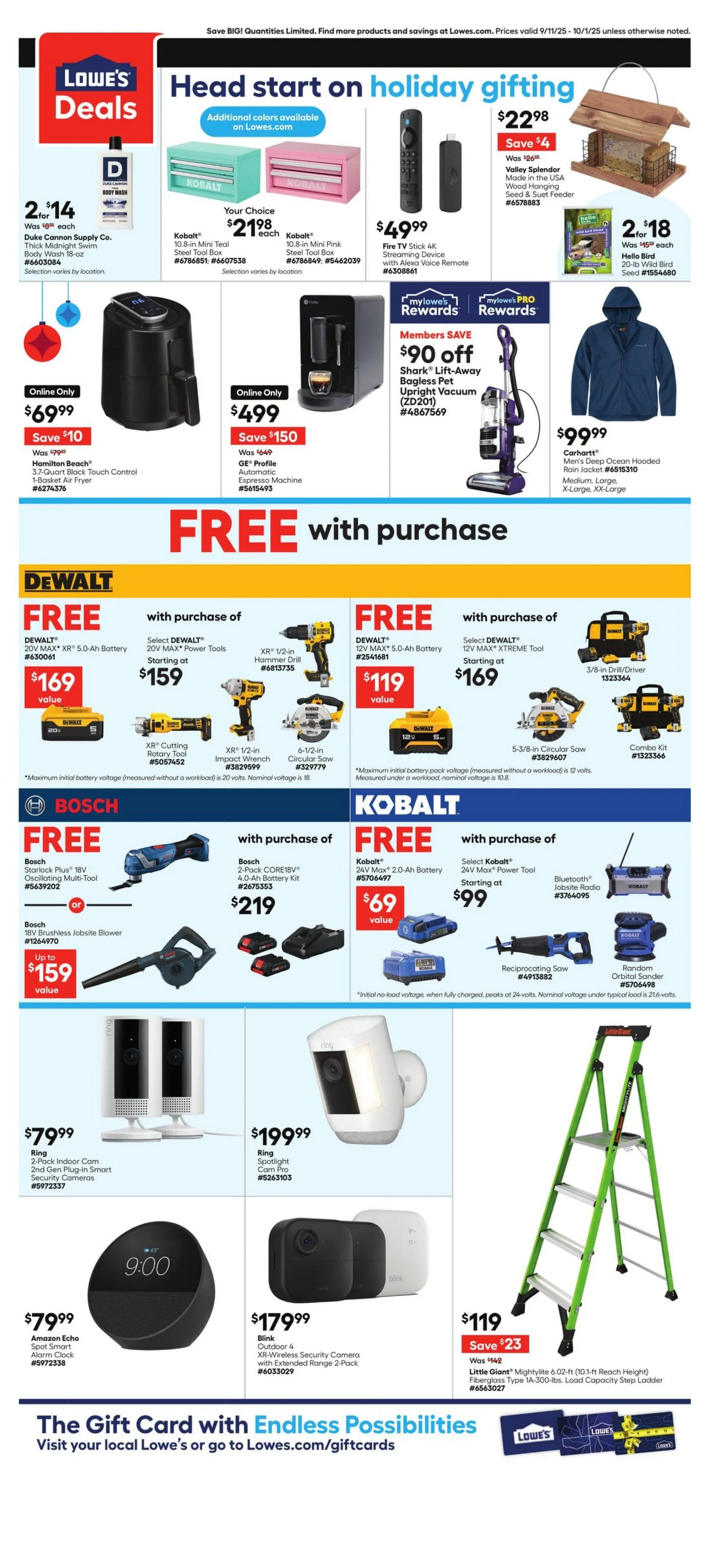Weekly ad Lowe's from September 11 to October 1 2025 - Page 4