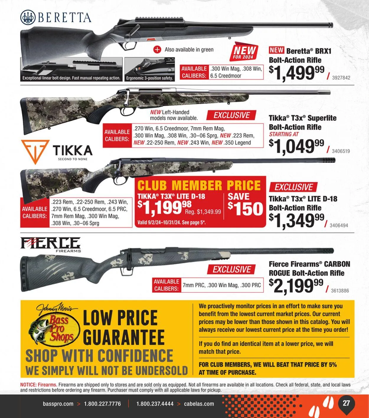 Weekly ad Bass Pro Current weekly ad from September 11 to September 25 2024 - Page 211