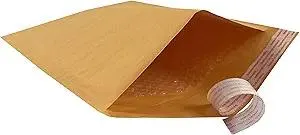 Amazon Basics Kraft Bubble Self-Seal Mailer, 8.5" x 14" (Internal Size - 8.25" x 13.75"), 100-Pack, Brown