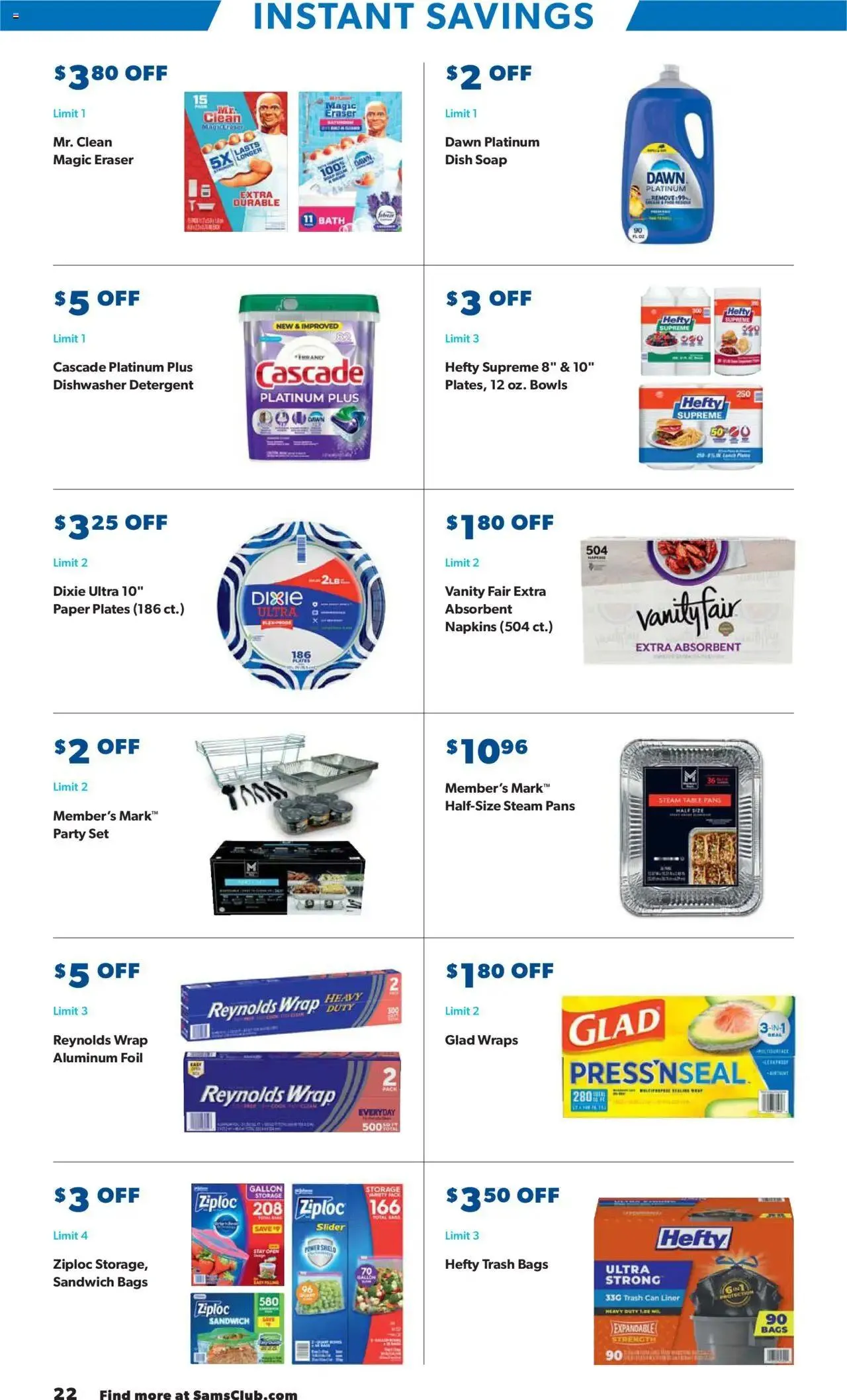 Weekly ad Sam's Club Savings Book May 2025 from April 30 to June 1 2025 - Page 22
