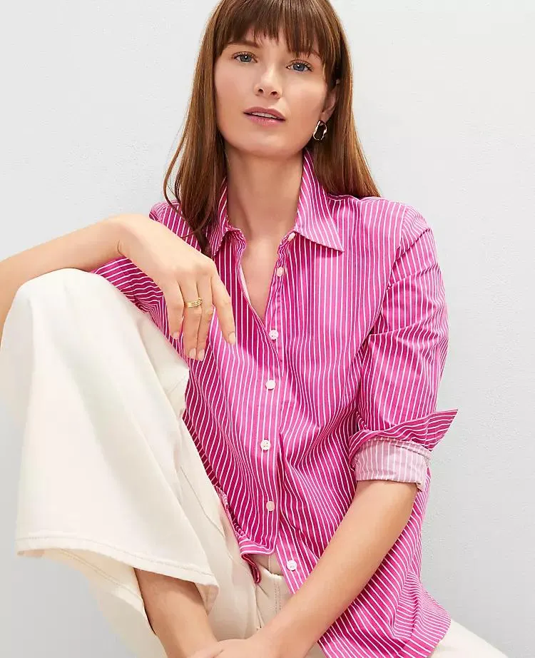 Striped Relaxed Perfect Shirt