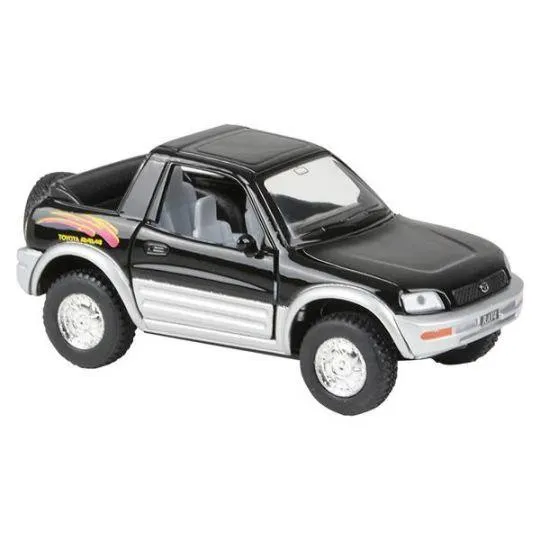 RI Novelty - Pull Back Die-Cast Metal Vehicle - TOYOTA RAV4 (Black)(5 inch)