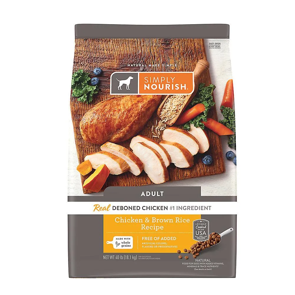 Simply Nourish® Original Adult Dry Dog Food - Chicken & Brown Rice