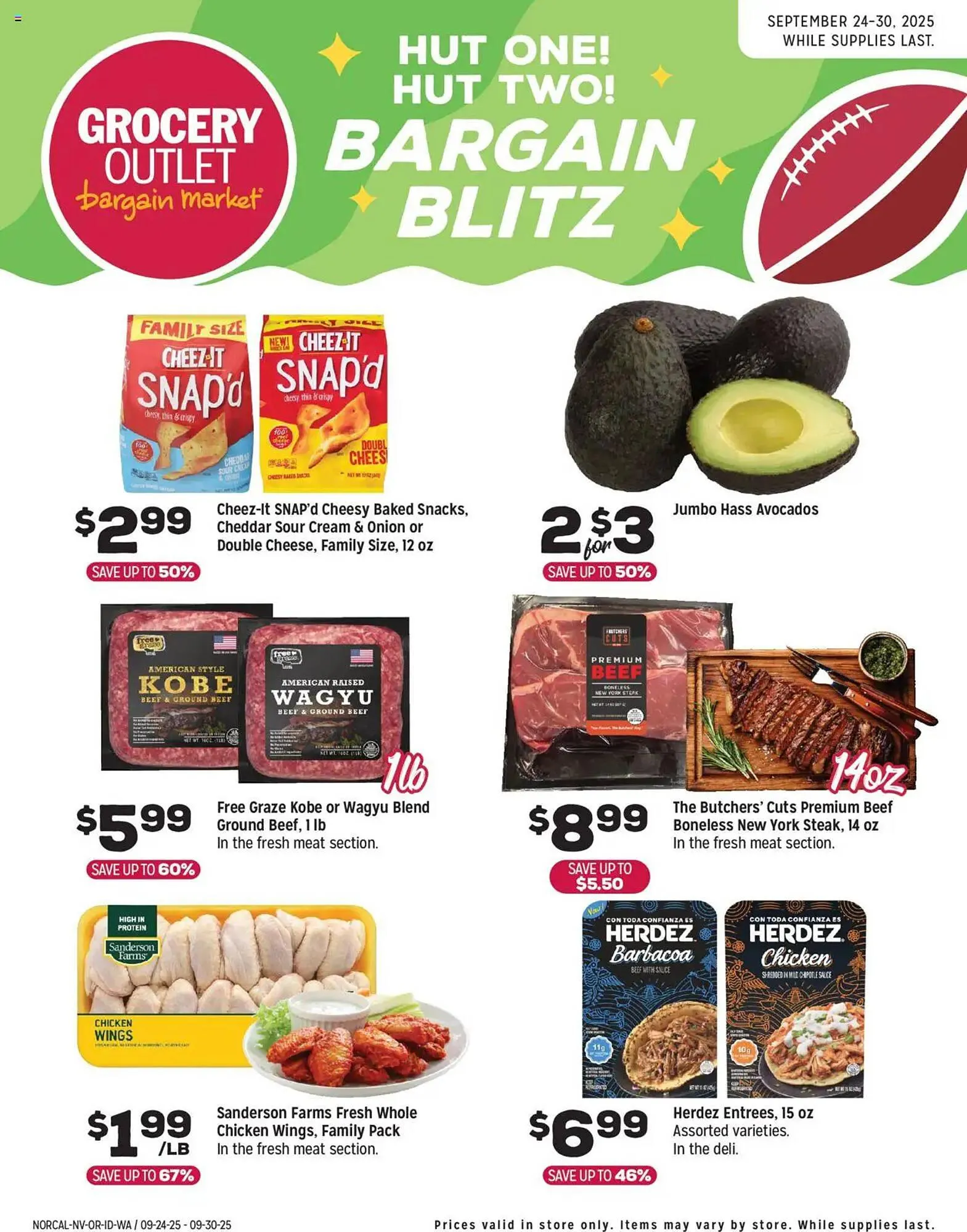 Weekly ad Grocery Outlet weekly ad from September 24 to October 1 2025 - Page 1