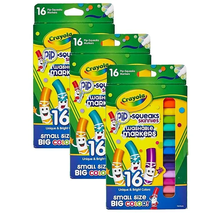 Crayola Pip-Squeaks Skinnies Markers,