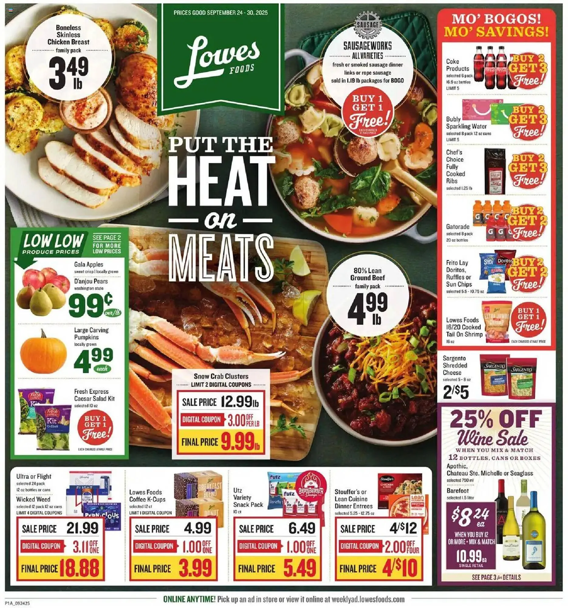 Weekly ad Lowes Foods weekly ad from September 24 to October 1 2025 - Page 1