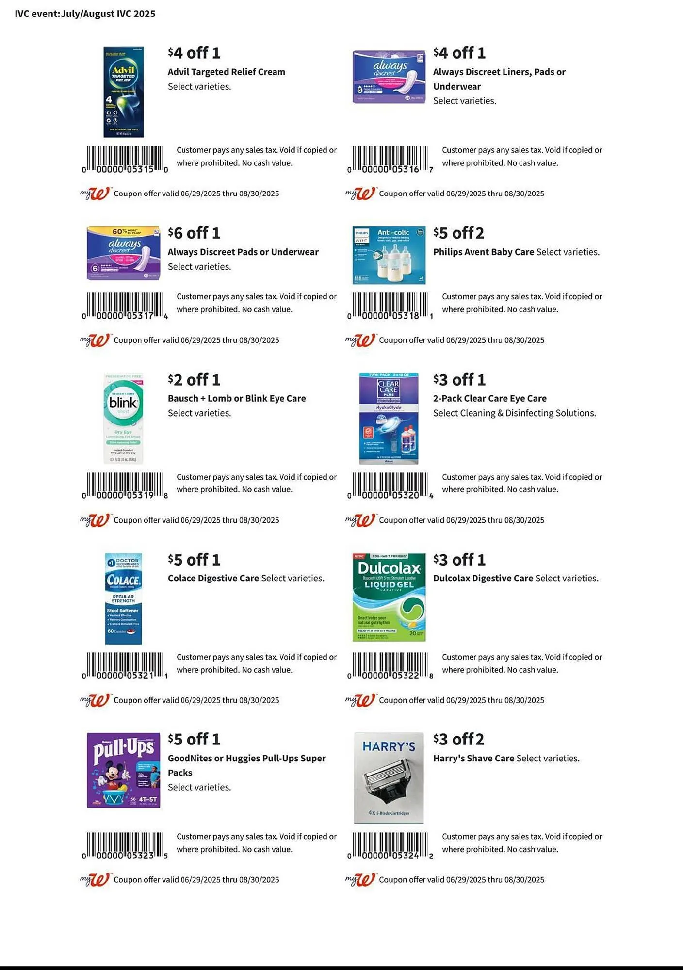 Weekly ad Walgreens Weekly Ad from July 27 to August 30 2025 - Page 6