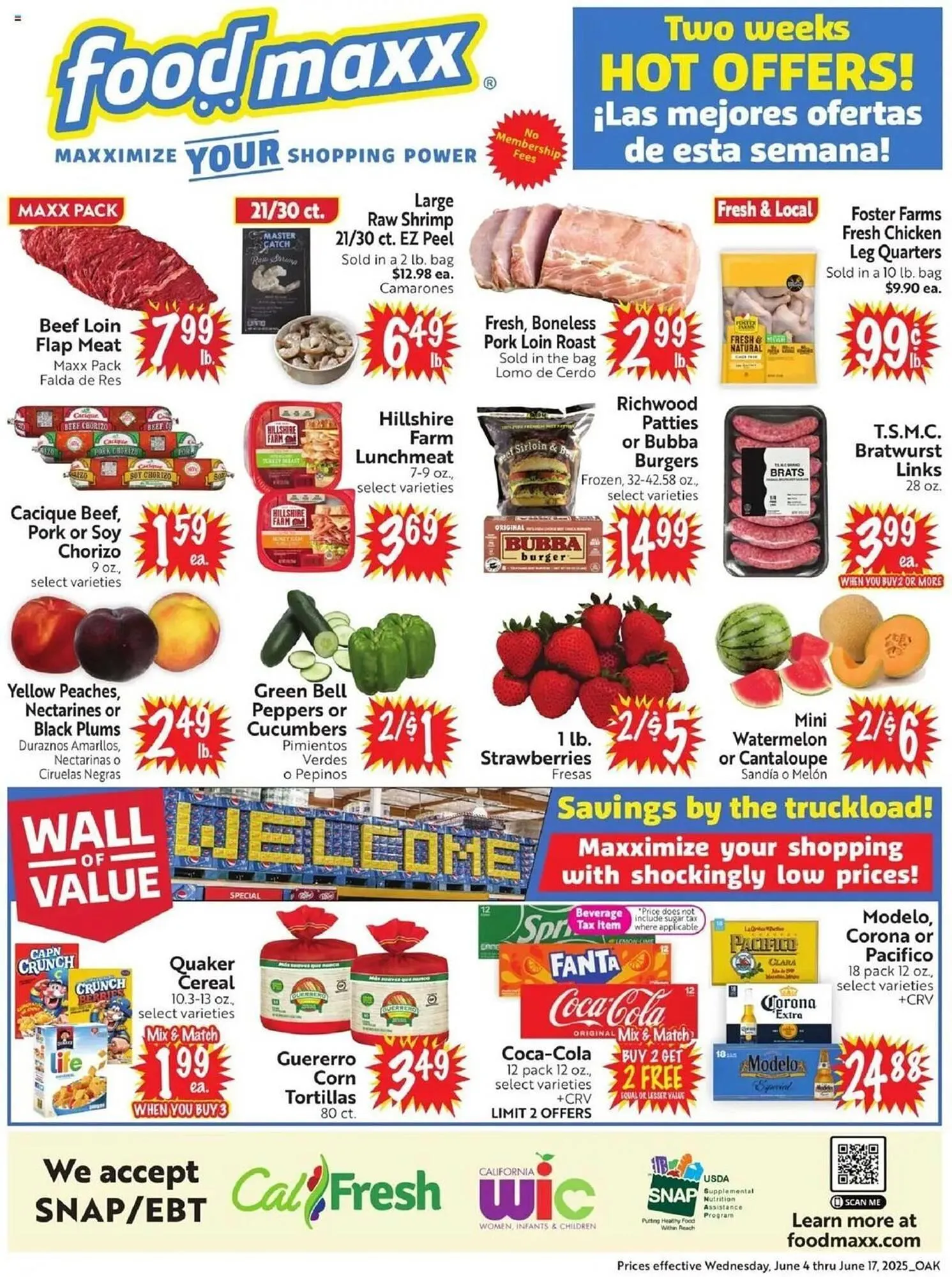 Weekly ad Foodmaxx Weekly Ad from June 4 to June 17 2025 - Page 1
