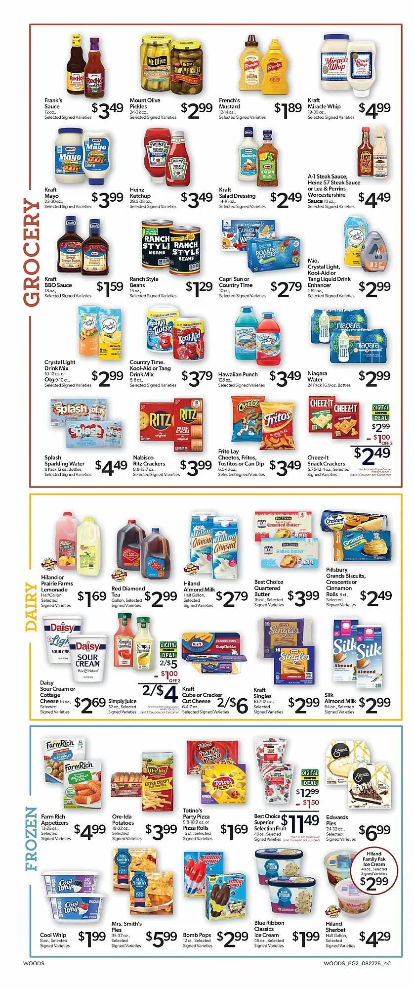 Weekly ad Woods Supermarket Weekly Ad from August 27 to September 2 2025 - Page 2