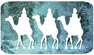 Woodcraft Project Paper Plan To Build Simple Nativity Wise Men - Material Not Included