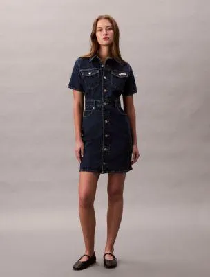 Denim Trucker Dress