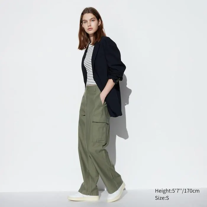 Wide Straight Cargo Pants