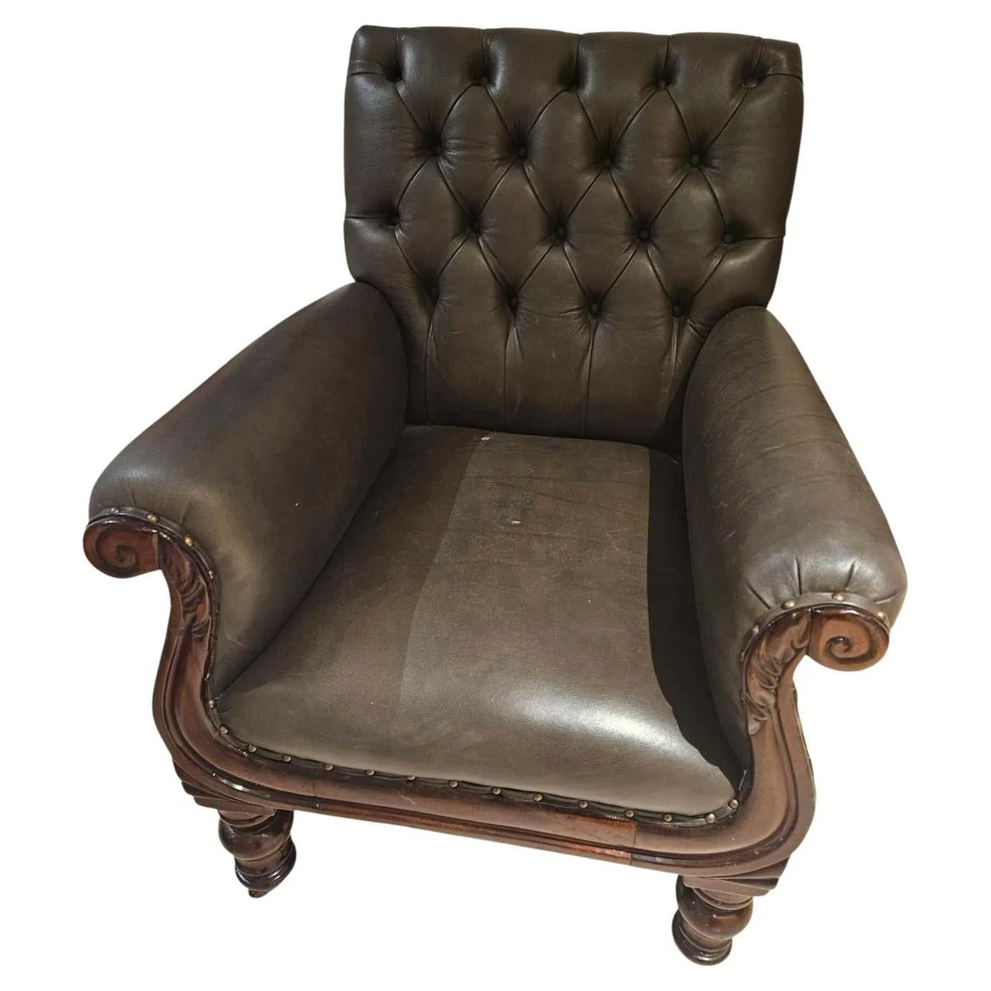 C1780s William 1v Library Chair