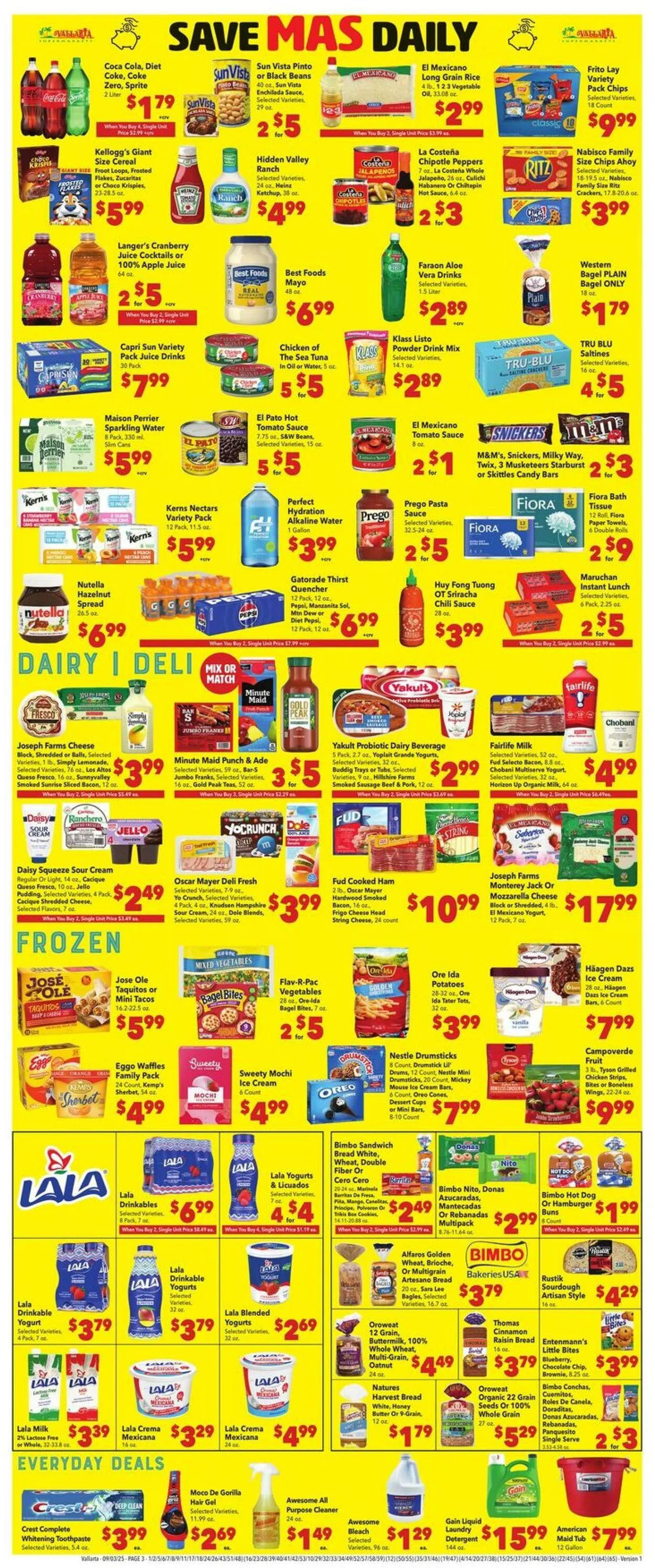 Weekly ad Vallarta from September 3 to September 9 2025 - Page 3