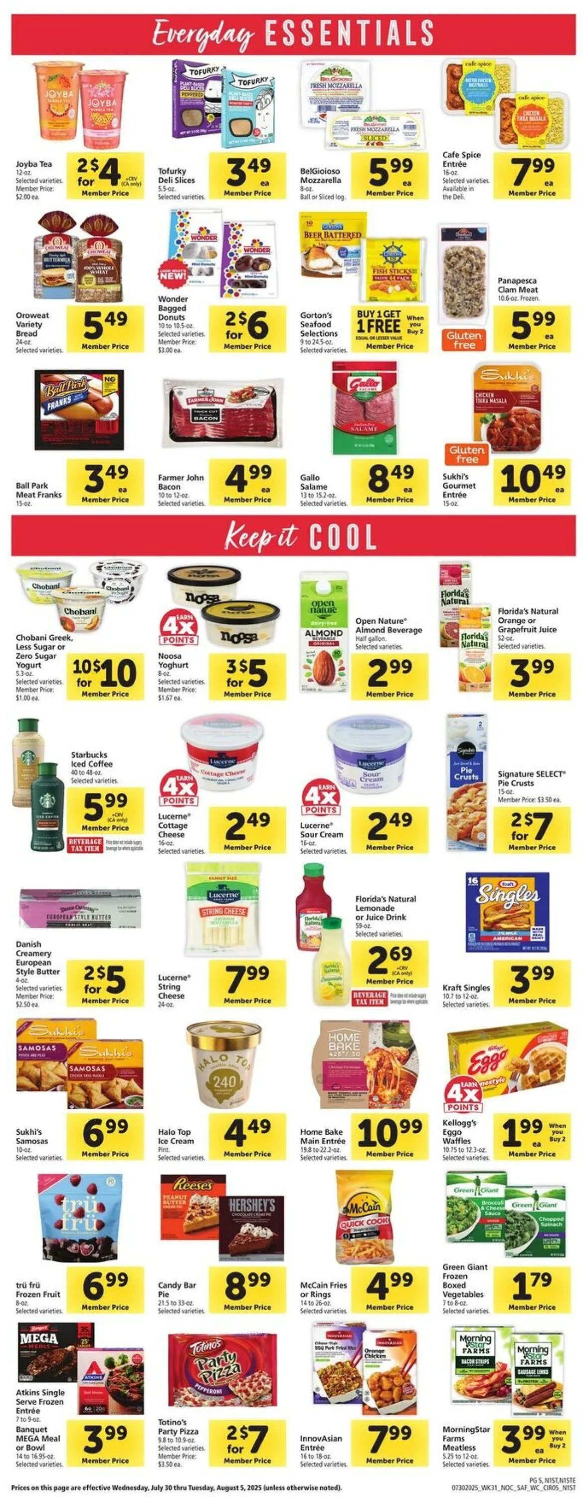 Weekly ad Safeway Current weekly ad from July 30 to August 5 2025 - Page 5