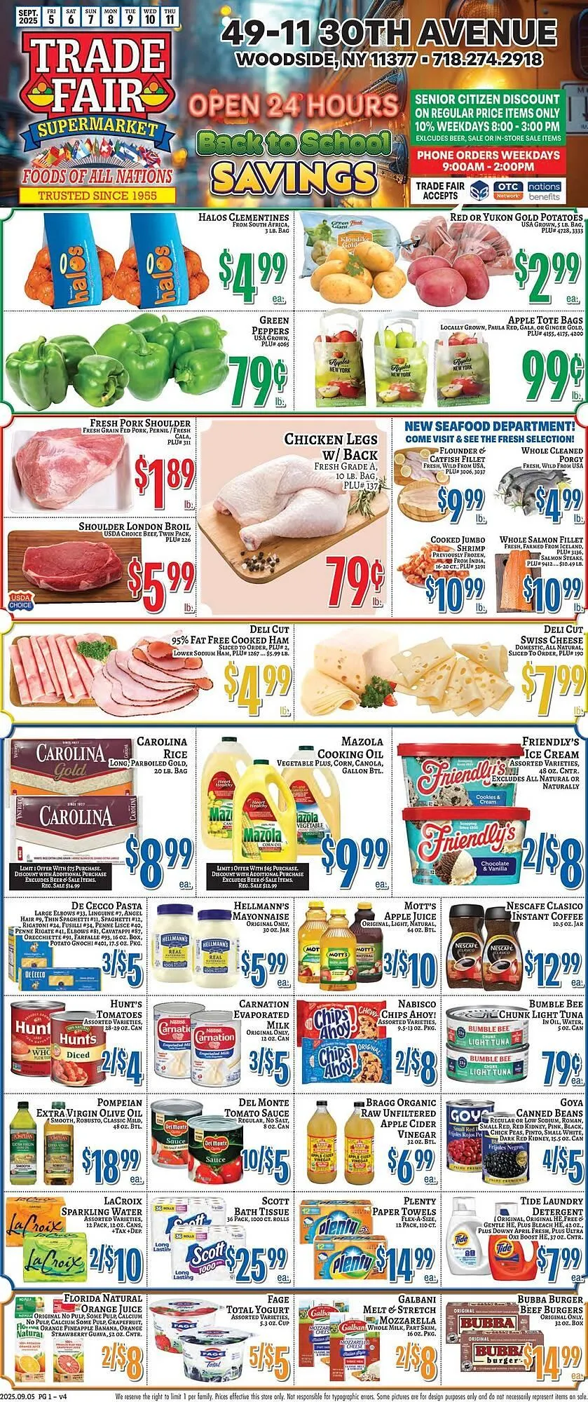 Weekly ad Trade Fair Supermarket weekly ad from September 5 to September 11 2025 - Page 1