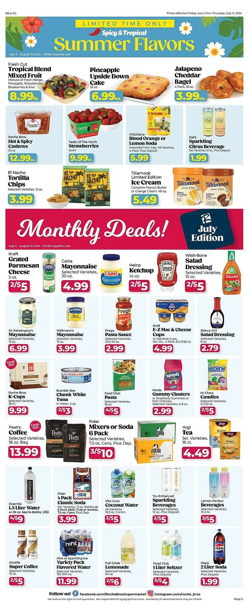 Weekly ad Roche Bros Weekly Ad from July 5 to July 11 2024 - Page 5