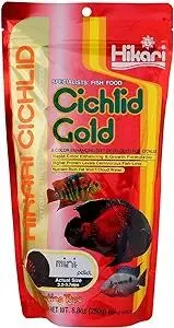Hikari 8.8-Ounce Cichlid Gold Floating Pellets for Pets, Mini