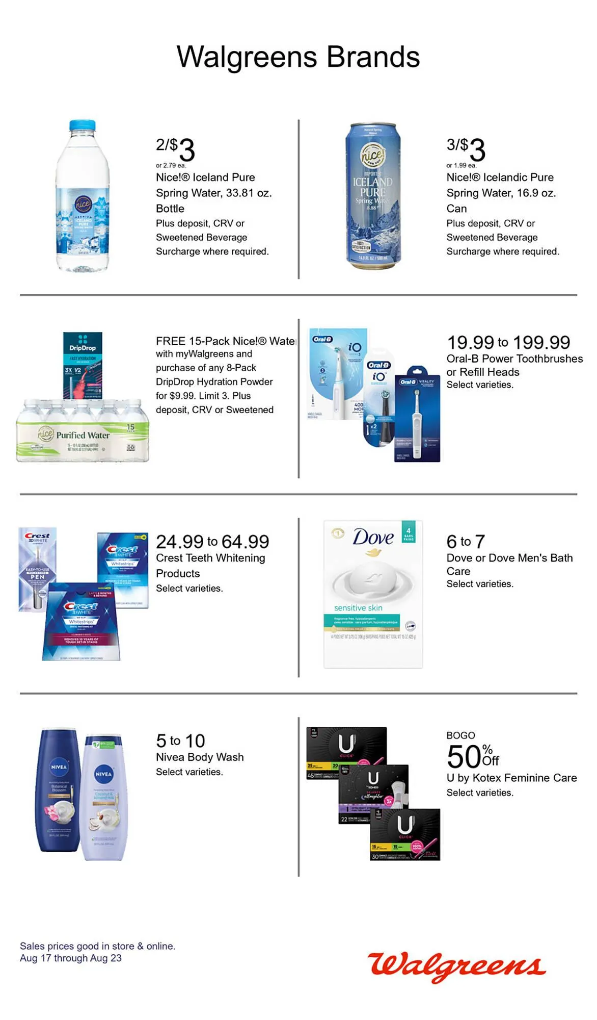 Weekly ad Walgreens Weekly Ad from August 17 to August 23 2025 - Page 8