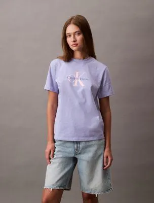 Embroidered Monogram Logo Tee