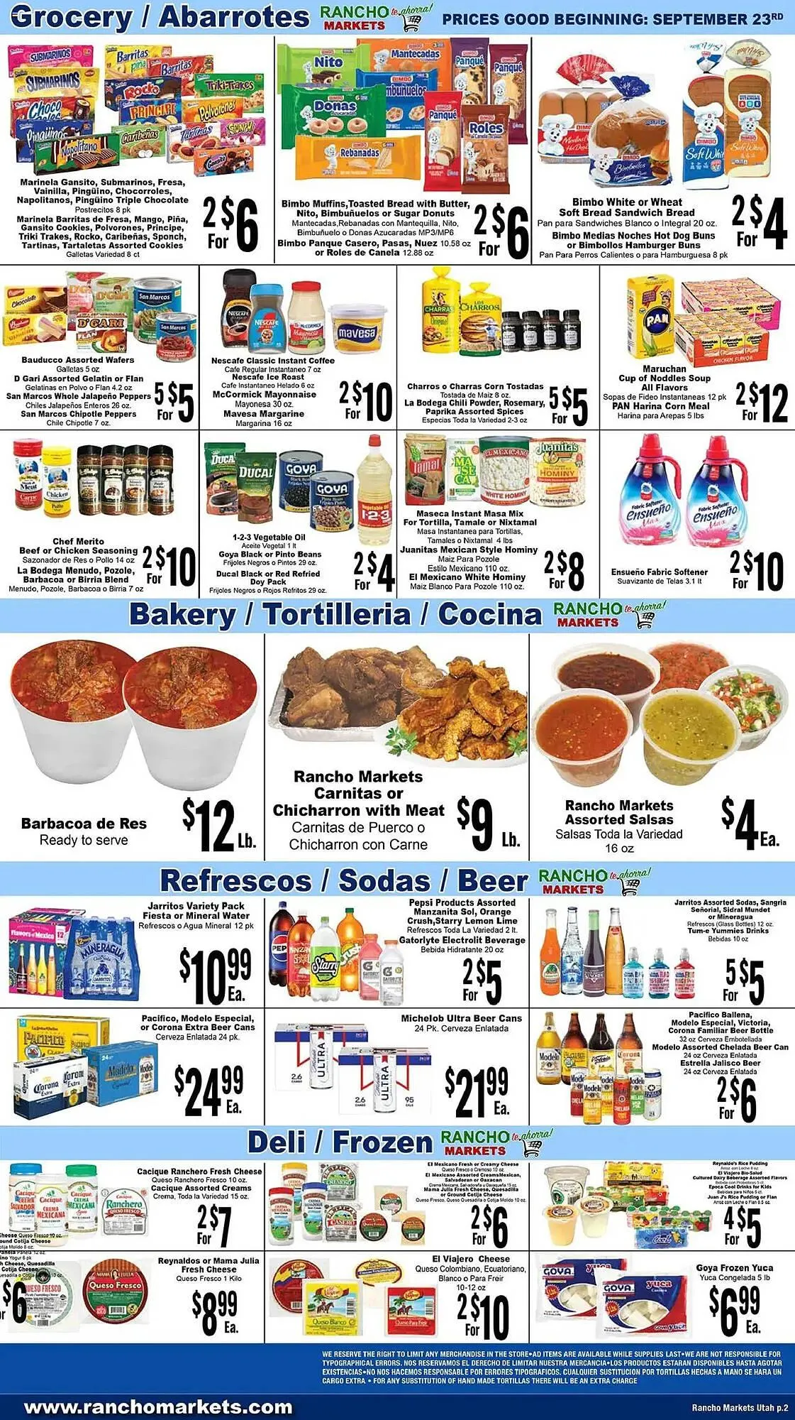 Weekly ad Rancho Markets weekly ad from September 23 to September 30 2025 - Page 2