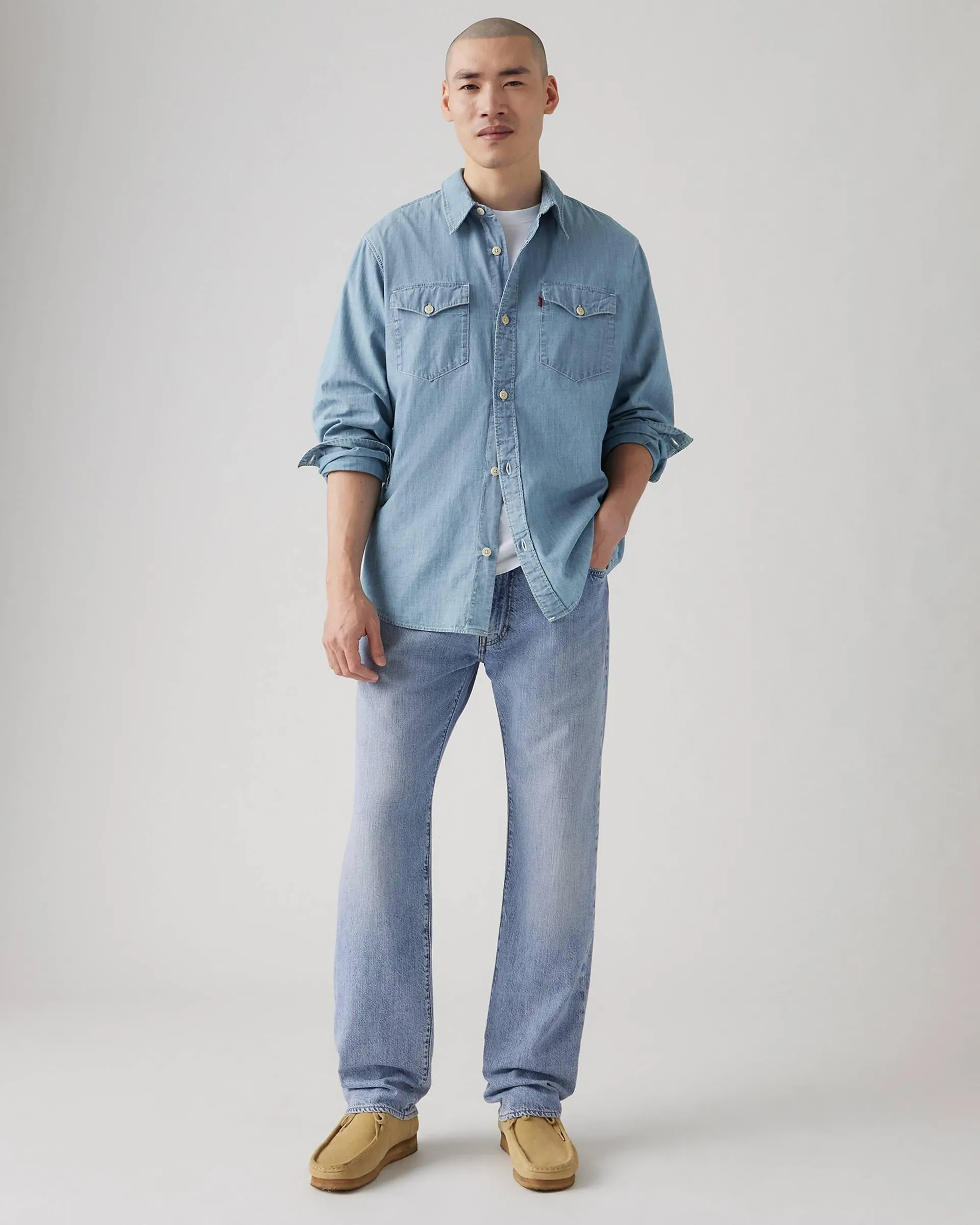 555™ Relaxed Straight Linen+ Denim Men's Jeans
