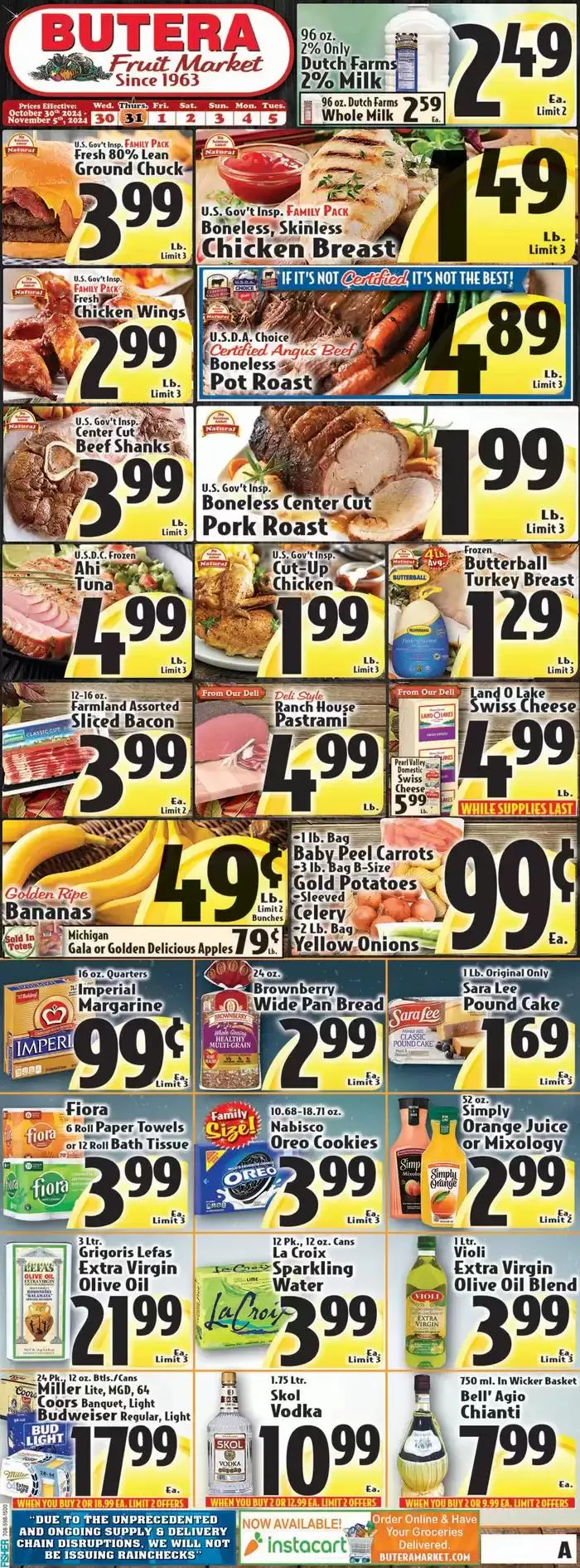 Weekly ad Our best deals for you from October 30 to November 13 2024 - Page 1