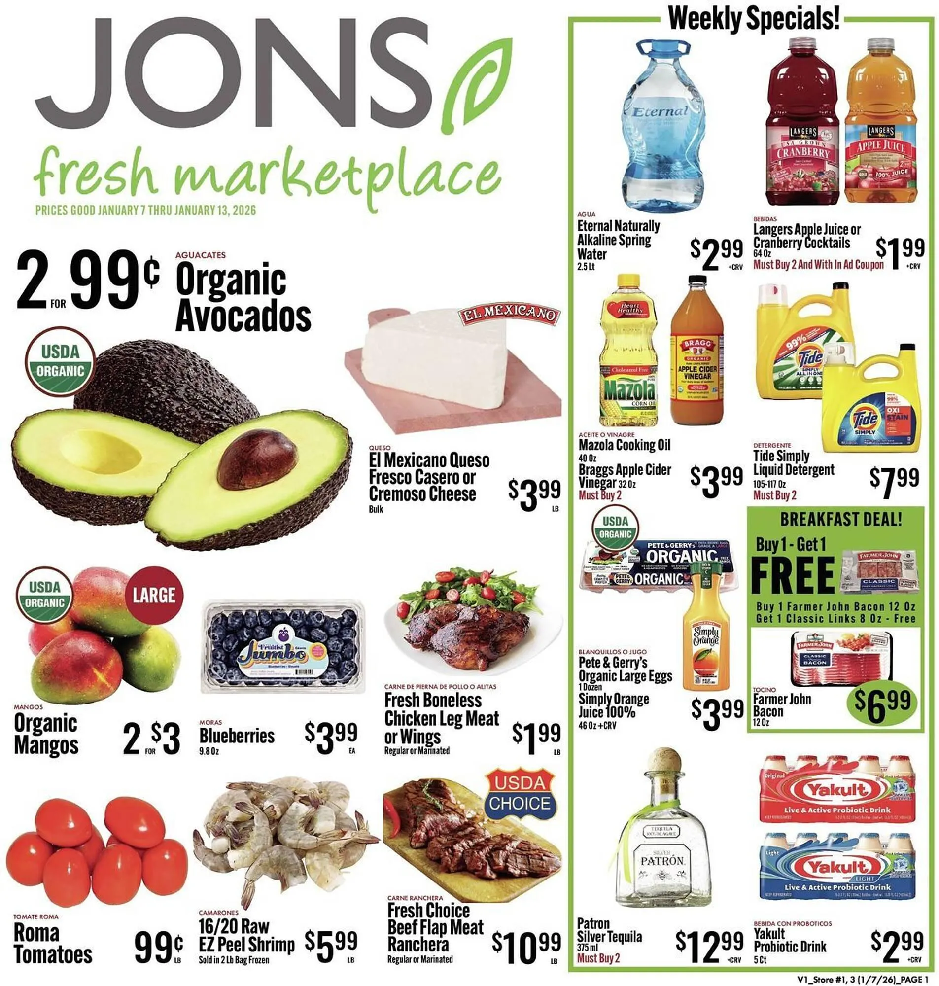 Weekly ad Jons International weekly ad from January 7 to January 13 2026 - Page 1
