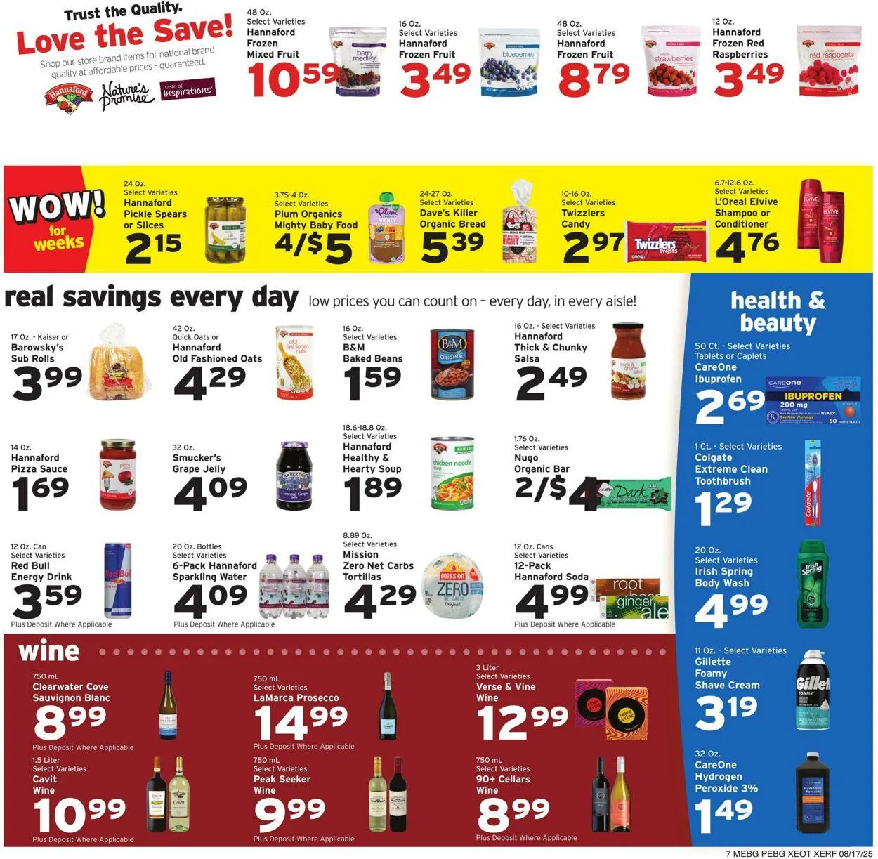Weekly ad Hannaford Current weekly ad from August 17 to August 23 2025 - Page 12