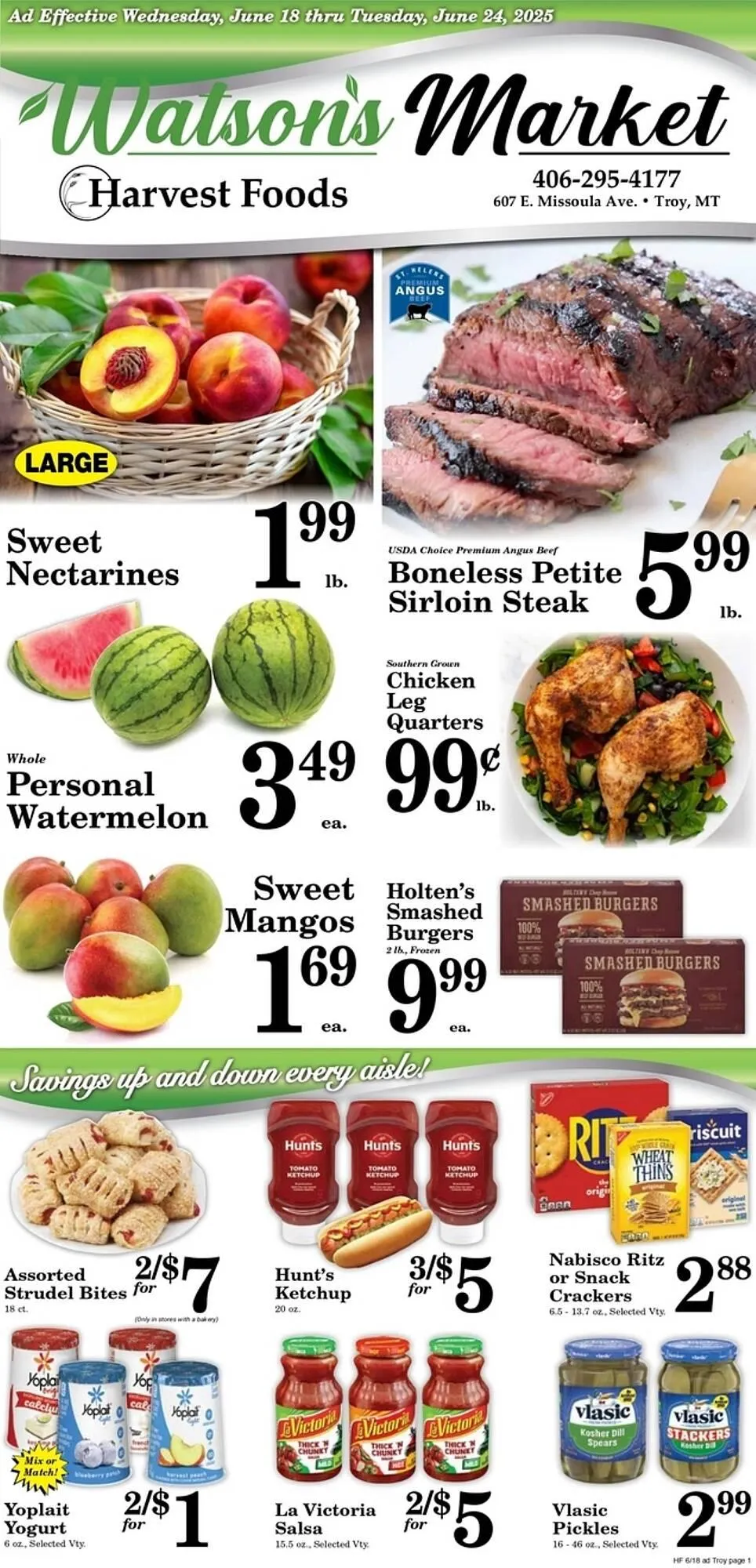 Harvest Foods ad - 1