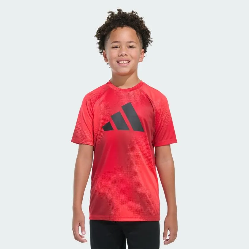 Short Sleeve Poly Motion Gradient Tee