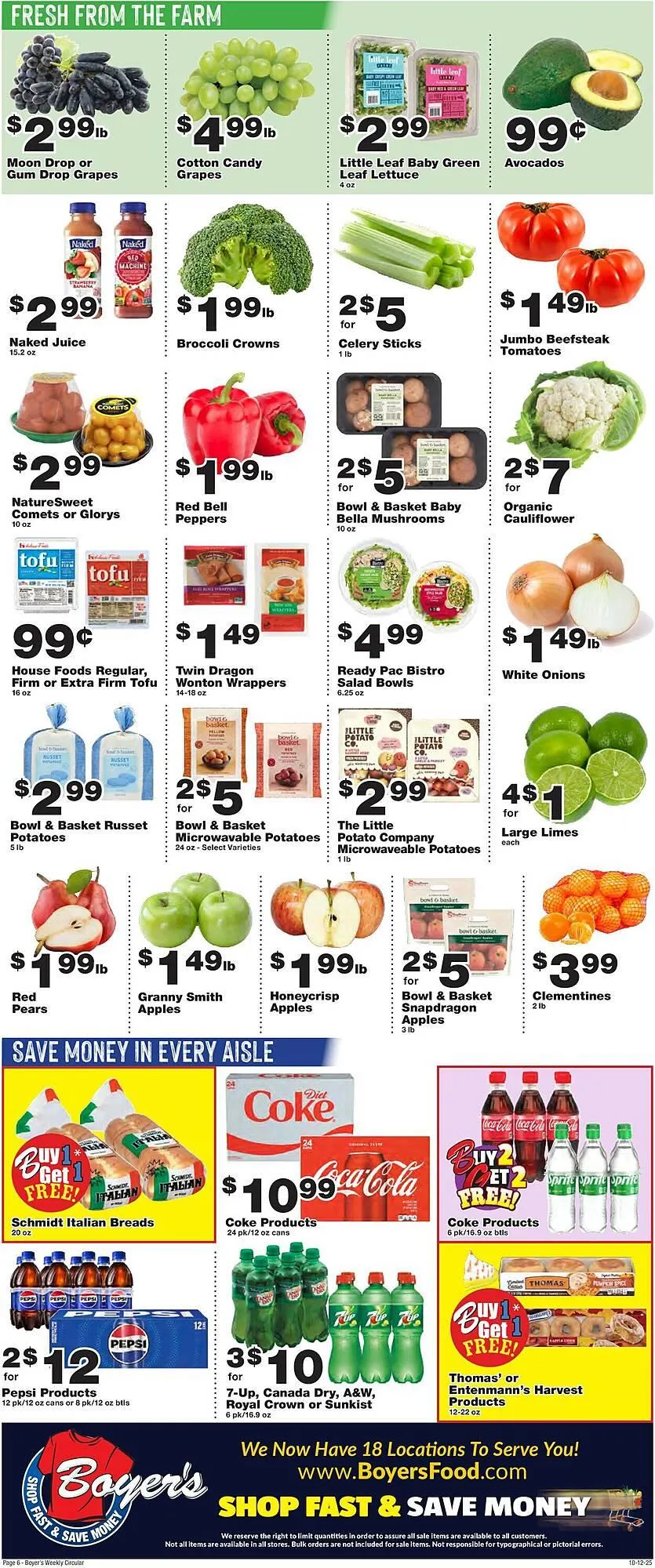 Weekly ad Boyer's Food Markets weekly ad from October 12 to October 18 2025 - Page 6