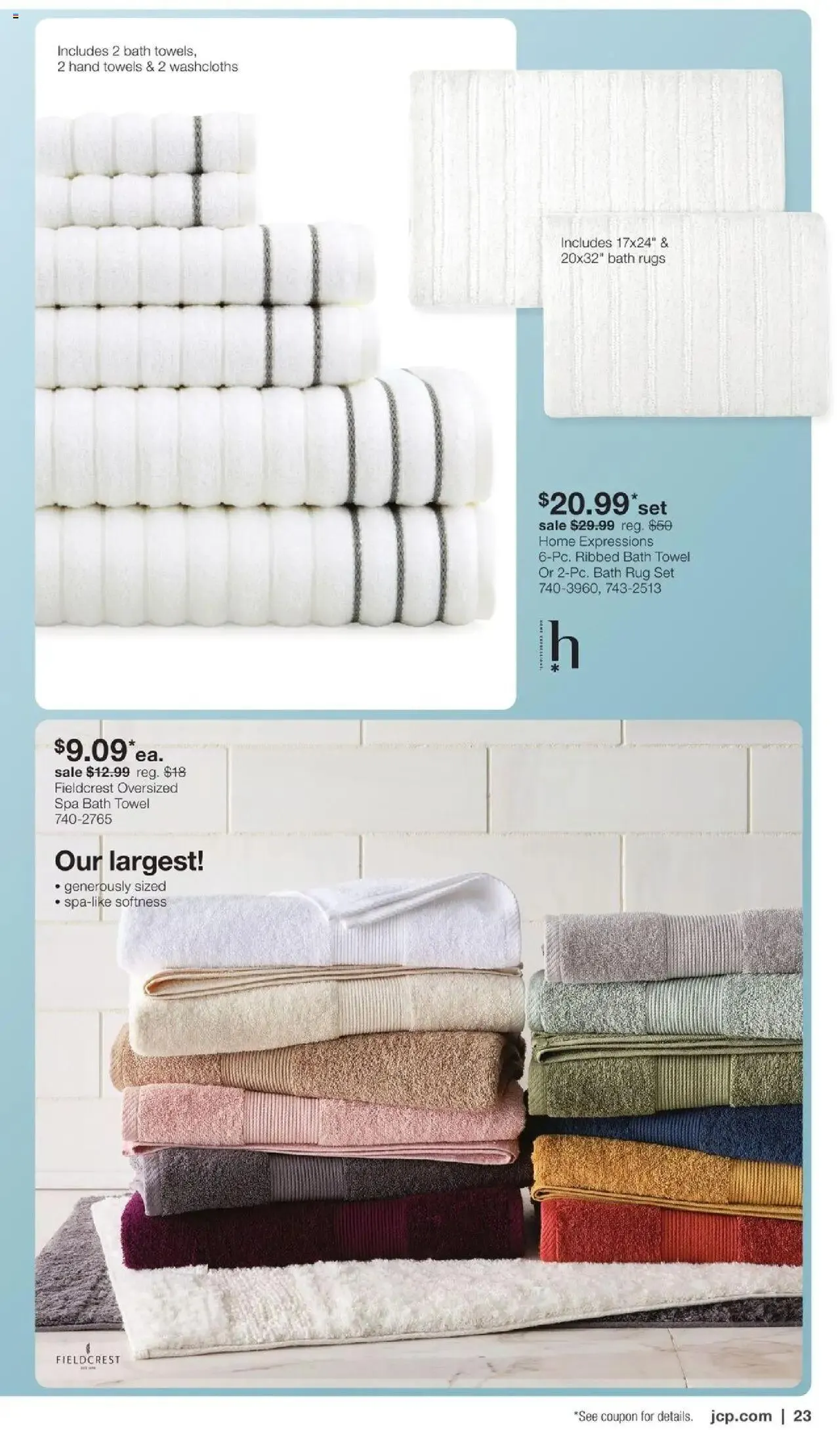 Weekly ad JCPenney Biggest Home Sale of the Season from April 7 to April 27 2025 - Page 22