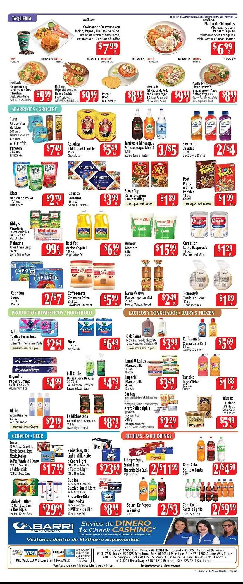 Weekly ad El Ahorro weekly ad from November 19 to November 27 2025 - Page 2