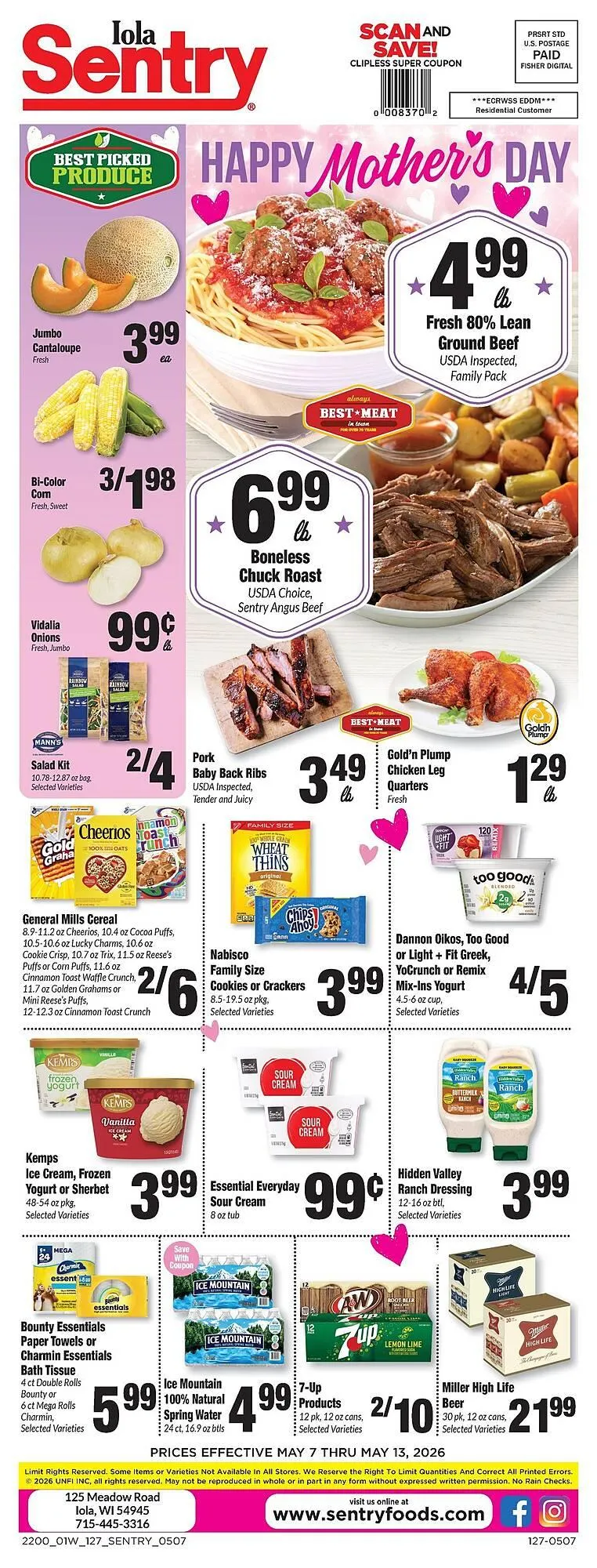 Weekly ad Sentry weekly ad from May 7 to May 13 2026 - Page 1