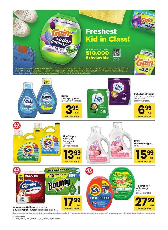 Weekly ad Albertsons - Portland - BBS from August 5 to September 8 2024 - Page 33