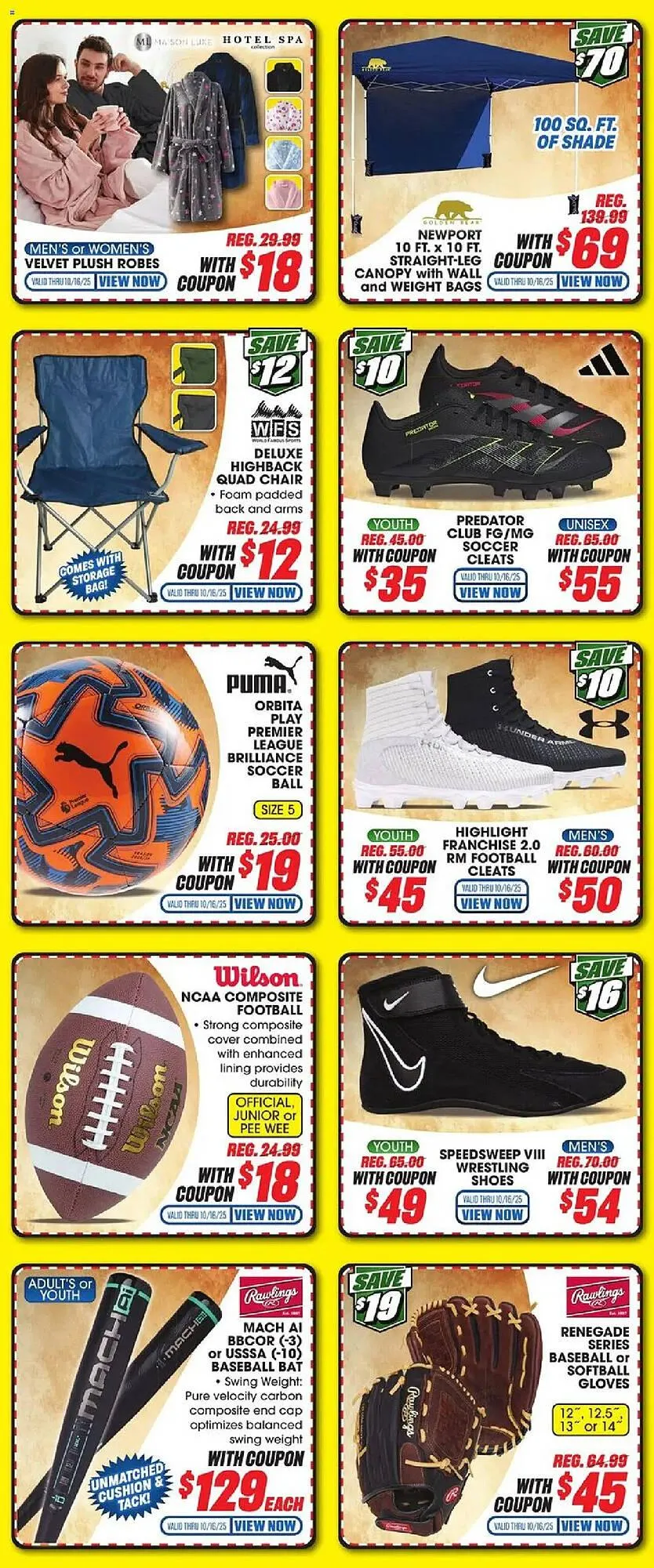 Weekly promotion Big 5 weekly ad spanning from October 10 to October 16 2025 - Page 2 for Catalogue 365