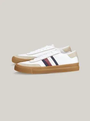 Signature Stripe Leather Sneaker