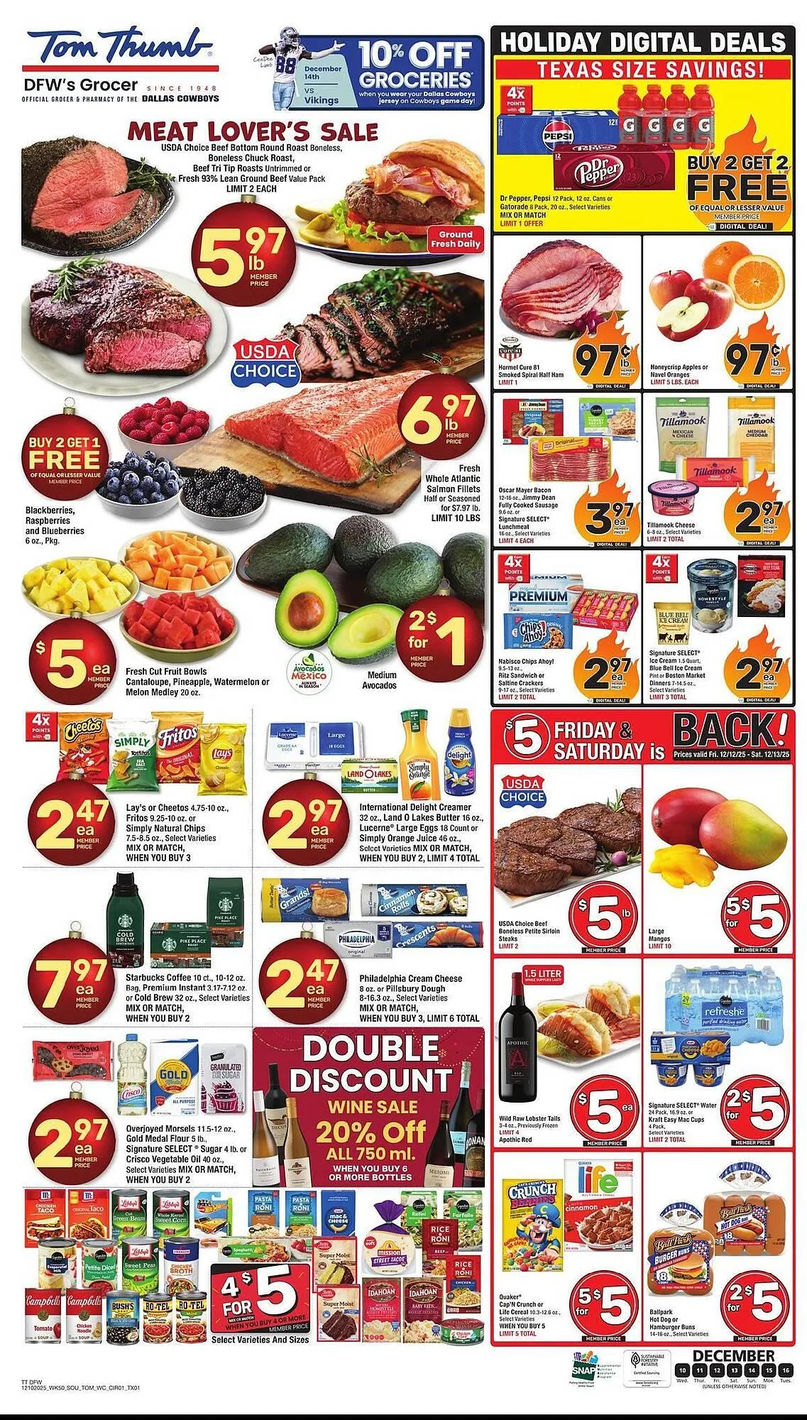 Weekly ad Tom Thumb weekly ad from December 10 to December 16 2025 - Page 3
