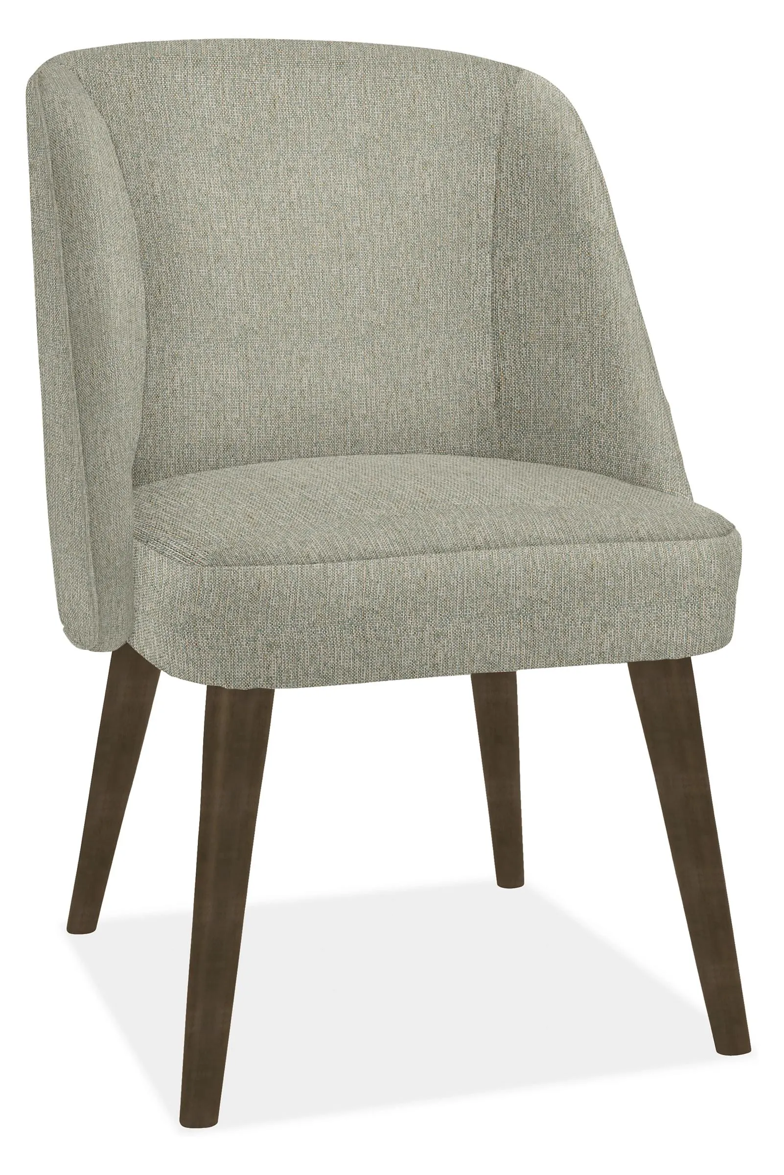 Cora Side Chair in Conley Cloud with Charcoal Legs