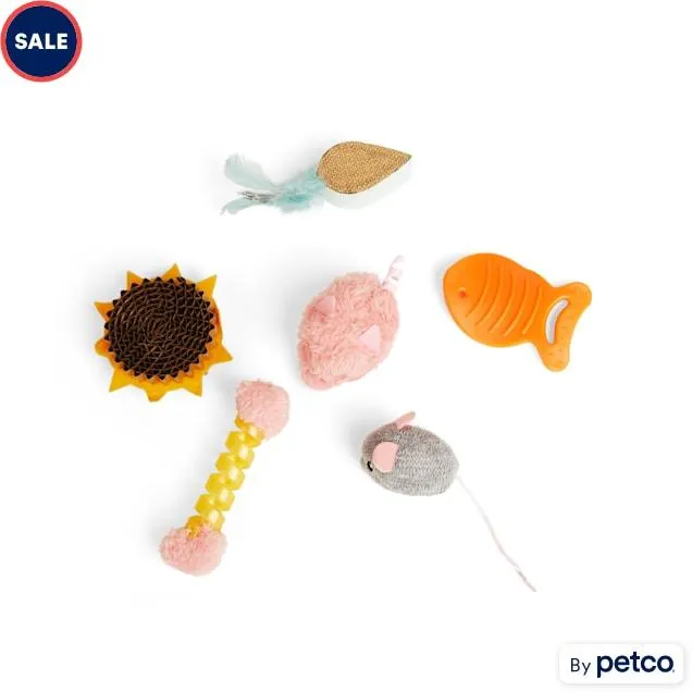 Leaps & Bounds Black Little Paws Great Outdoors Kitten Toy Set