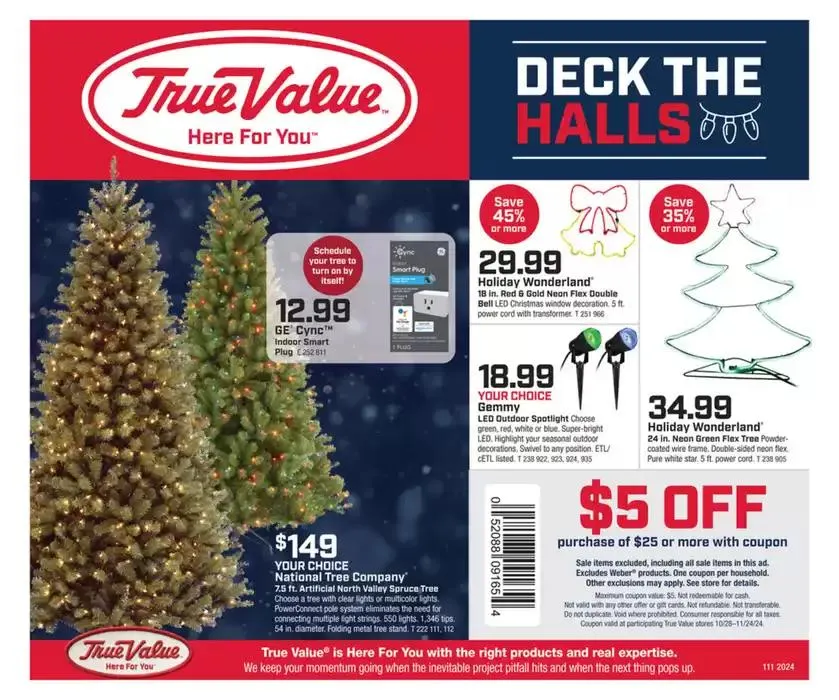 Weekly ad Top deals and discounts from October 28 to November 24 2024 - Page 1