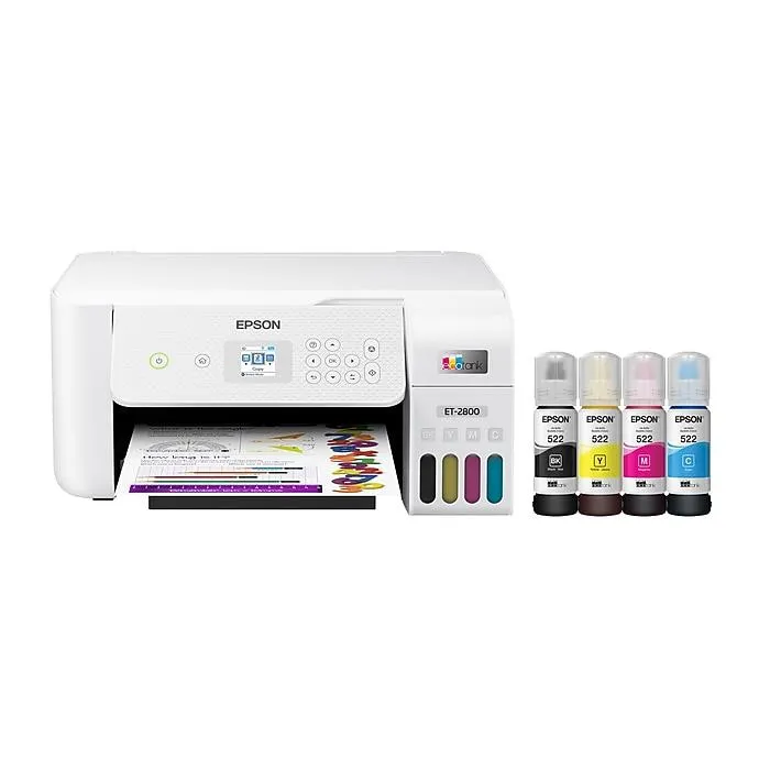 Epson EcoTank ET-2800 Wireless Color Inkjet Printer,