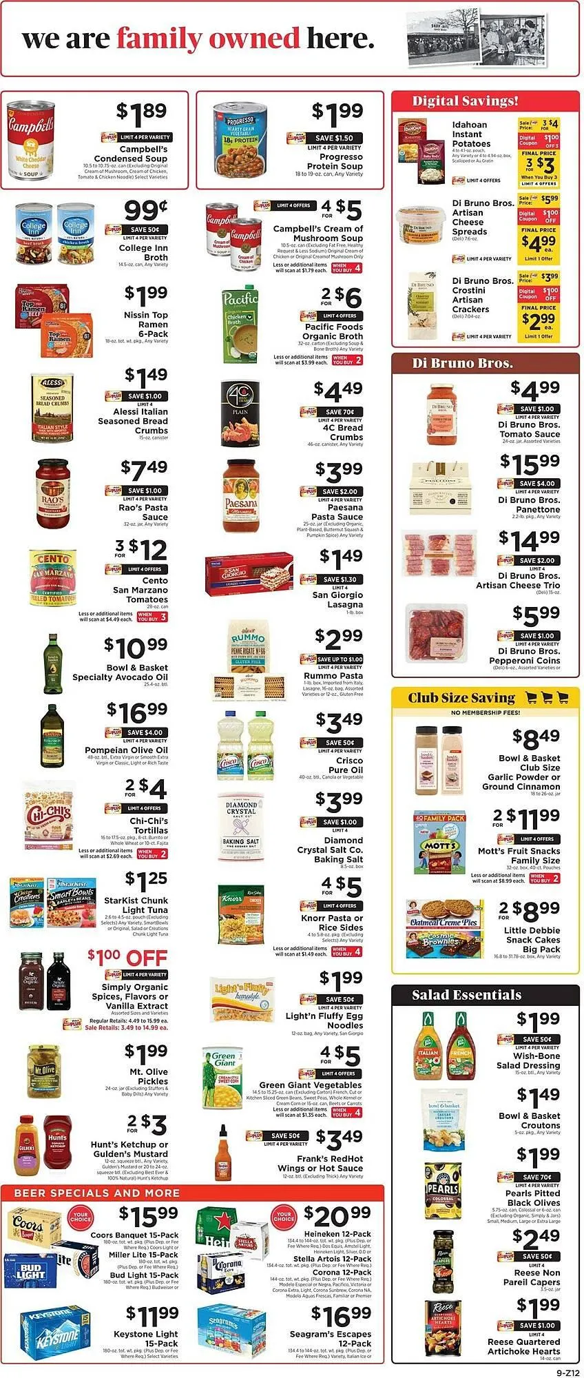 Weekly promotion ShopRite flyer spanning from December 11 to December 20 2025 - Page 10 for Catalogue 365