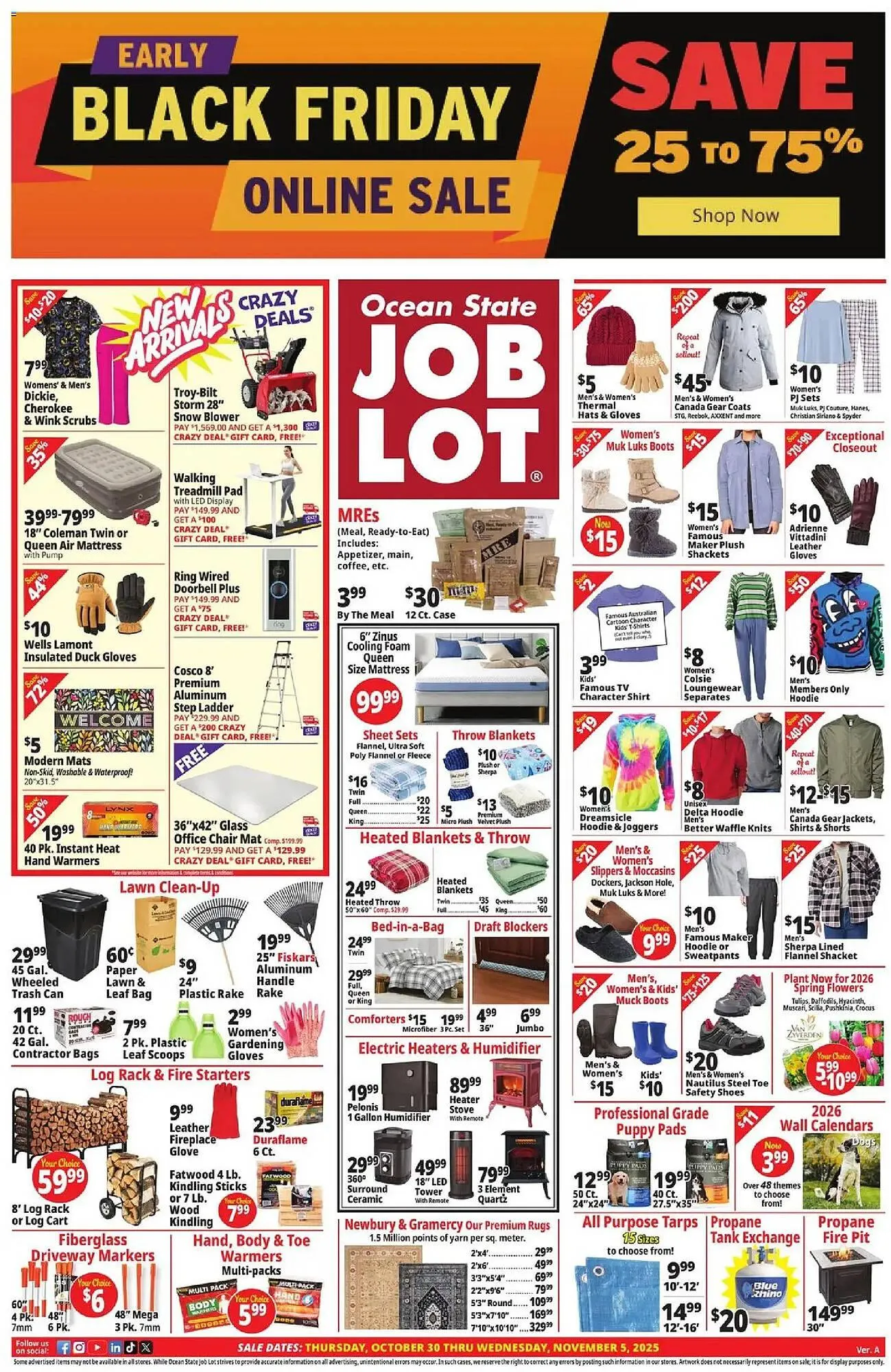 Ocean State Job Lot flyer - 1