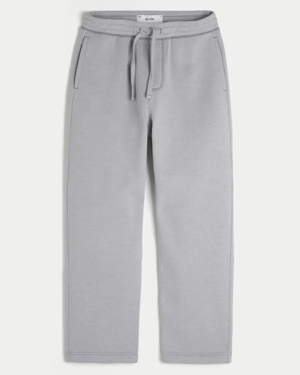 Back Pocket Embroidery Baggy Sweatpants
