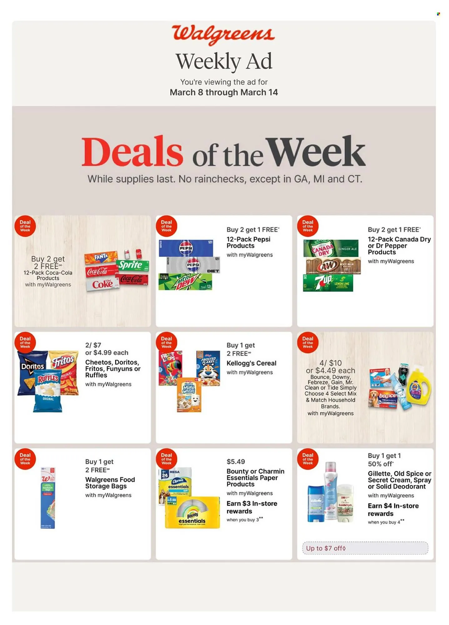 Weekly ad Walgreens weekly ad from March 8 to March 14 2026 - Page 1