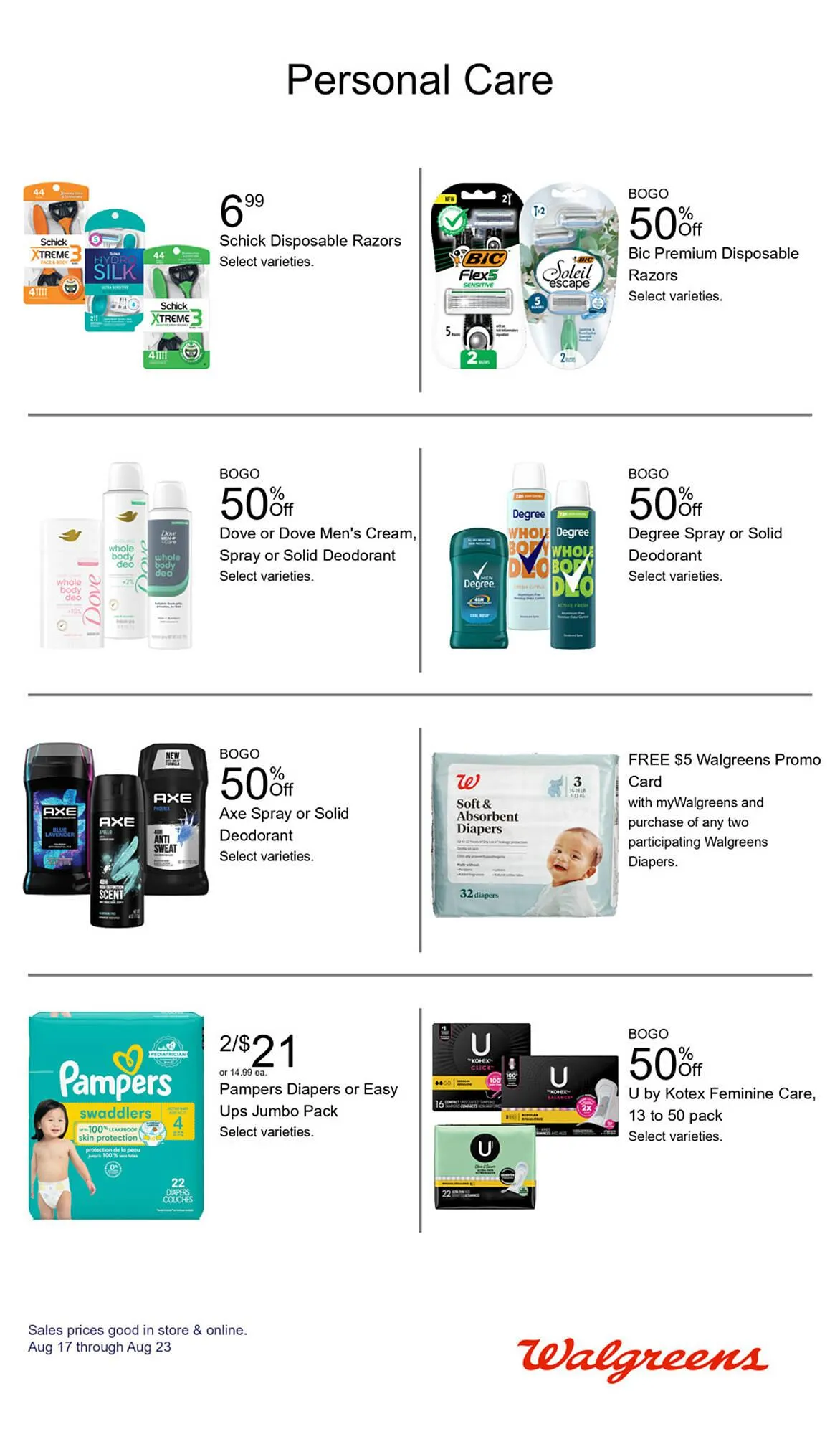 Weekly ad Walgreens Weekly Ad from August 17 to August 23 2025 - Page 22