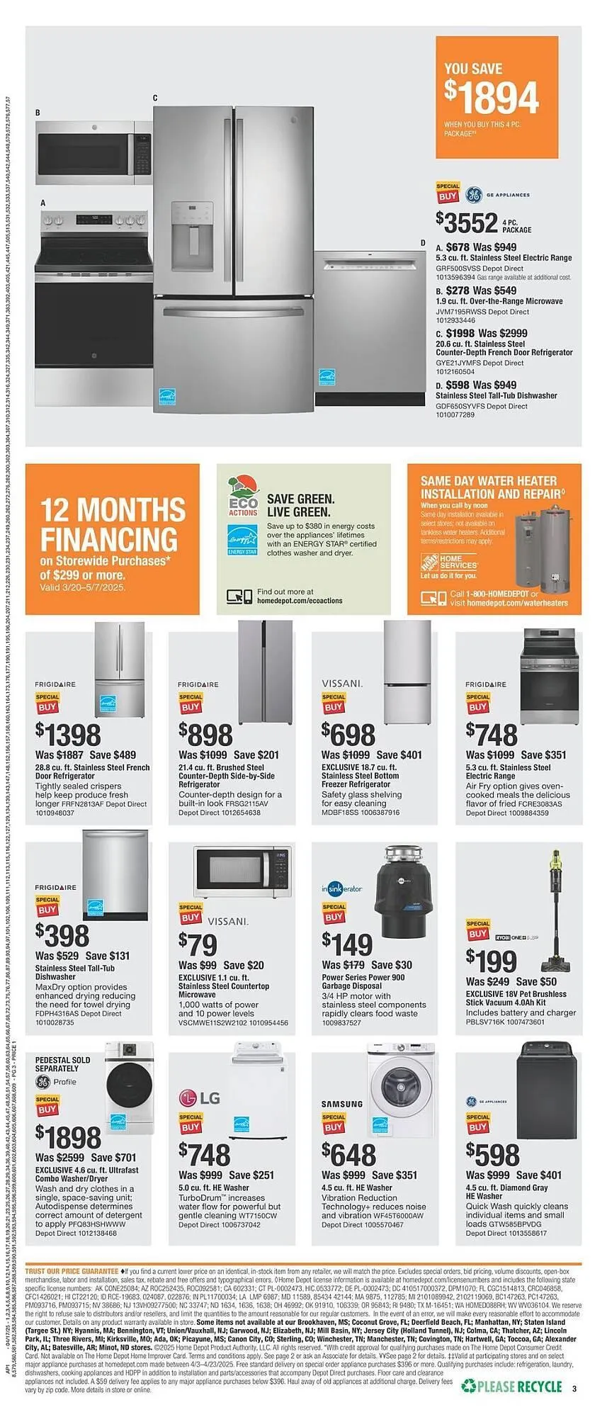 Catálogo de The Home Depot Weekly Ad 17 de abril al 23 de abril 2025 - Página 3