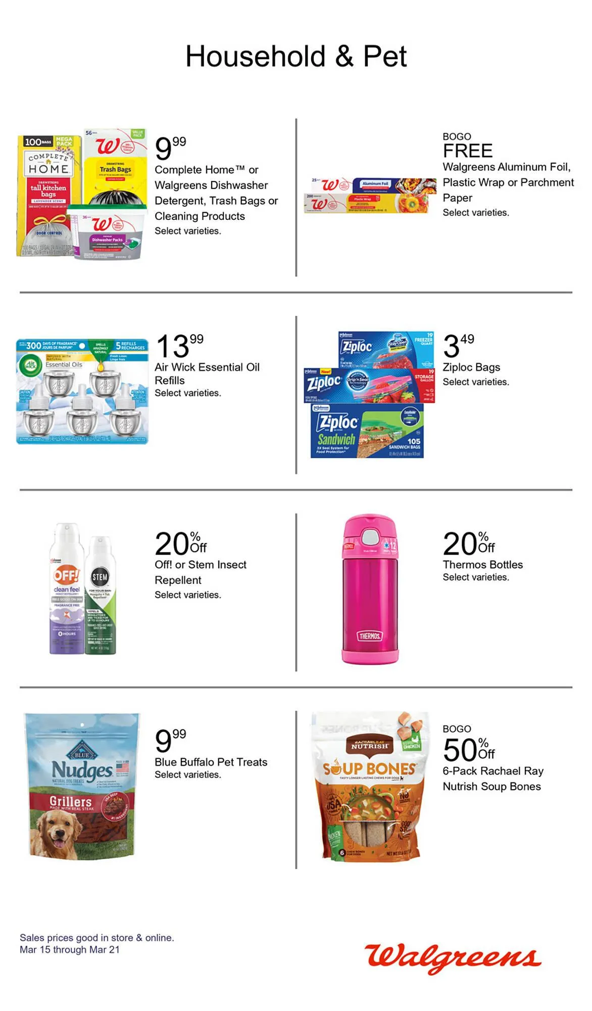 Weekly promotion Walgreens weekly ad spanning from March 15 to March 21 2026 - Page 36 for Catalogue 365